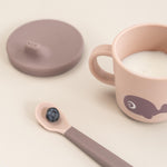 Foodie Spout/Snack Cup | Wally | Powder Pink