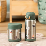 Insulated Straw Bottle | Tiny Trails Green | 340ml