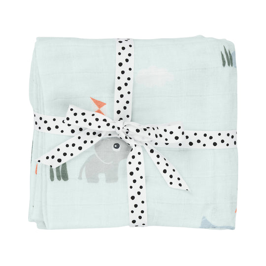 Playground Burp Cloths | Set of 2 | Blue