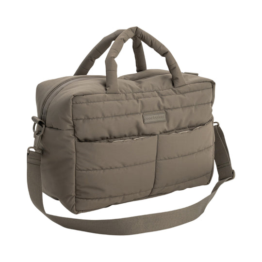 Quilted Changing Bag | Taupe