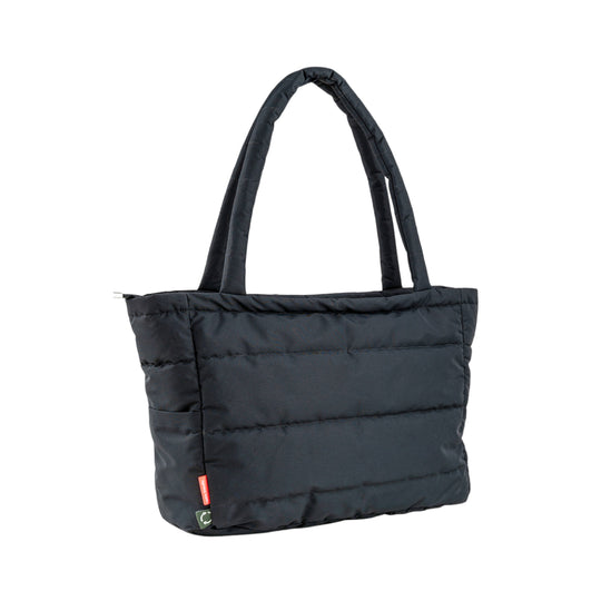 Quilted Changing Tote Bag | Black