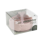 Stick & Stay Silicone Baby Bowl & Spoon | Wally | Powder Pink
