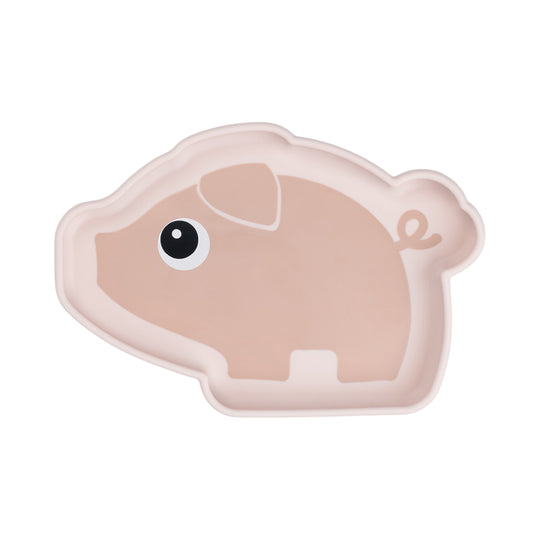 Stick&Stay Pigee Plate | Powder Pink