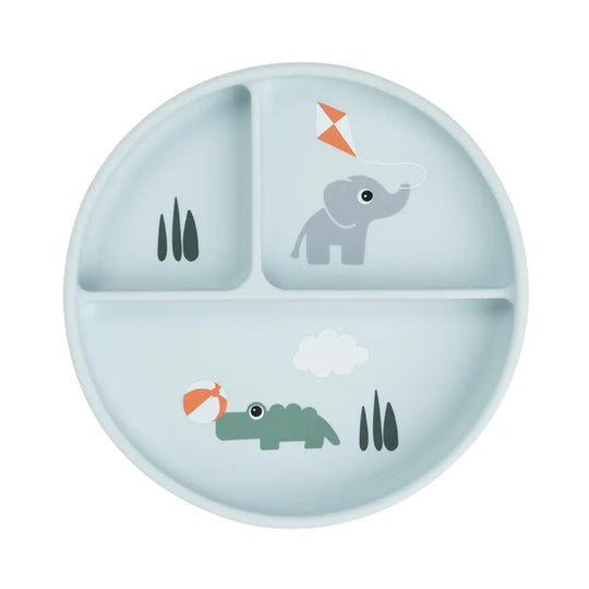 Stick&Stay Playground Compartment Plate | Blue