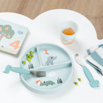 Stick&Stay Playground Compartment Plate | Blue