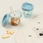 Tiny Farm Baby Food Container | Set of 2 | Blue