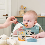 Tiny Farm Baby Food Container | Set of 2 | Blue
