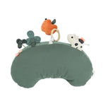 Tiny Farm Tummy Time Activity Pillow | Green