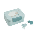 Tiny Lunch Box with Snack Picks | Tiny Farm Blue