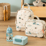 Tiny Lunch Box with Snack Picks | Tiny Farm Blue