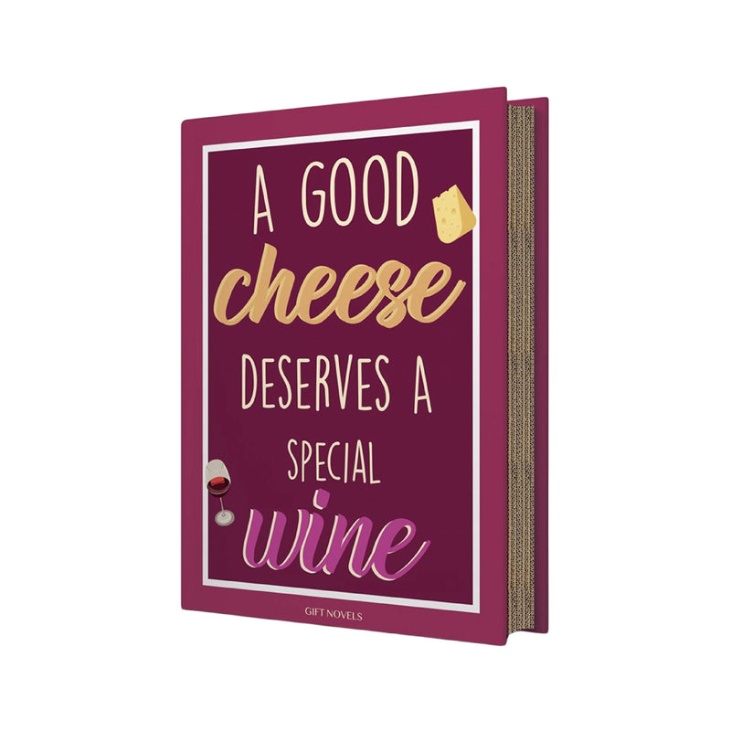 'A Good Cheese Deserves A Special Wine' Cheese & Wine Gift Box | 4 Piece