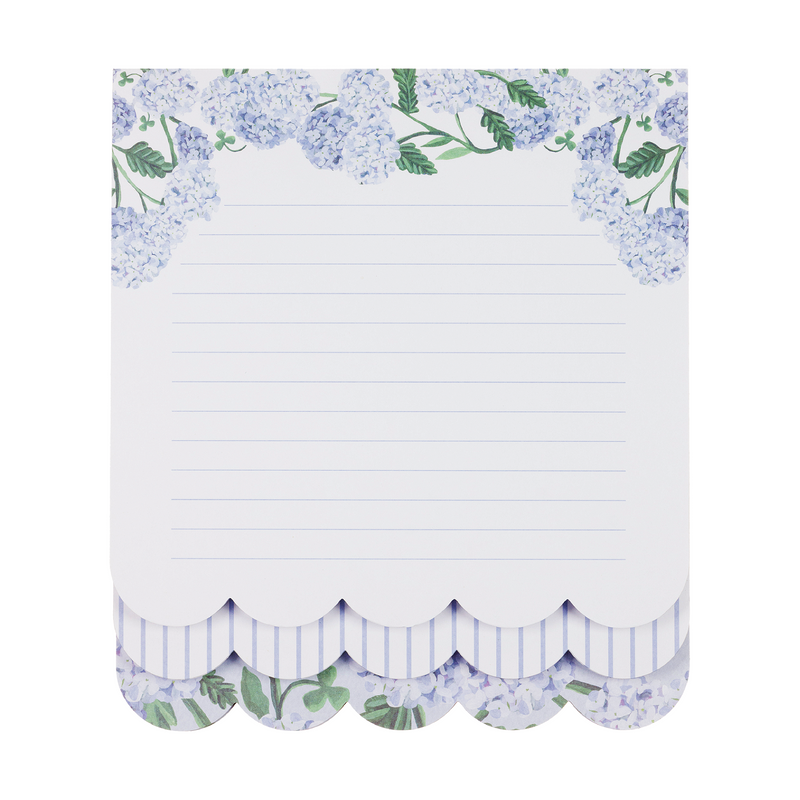 3-in-1 Scalloped Edge Pad | Hydrangeas | 120 Sheets