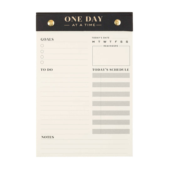 Undated Planner Pad | One Day At A Time | 5.5x8.5"