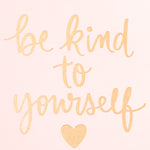 Vegan Leather Spiral Journal | Be Kind To Yourself | 6x8"