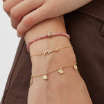 Bumblebee & Butterfly Charm Bracelet | Gold Plated