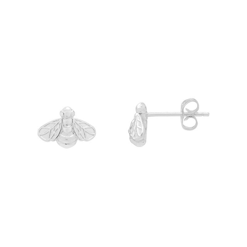 Estella Bartlett Bee Stud Earrings Silver Plated About Living