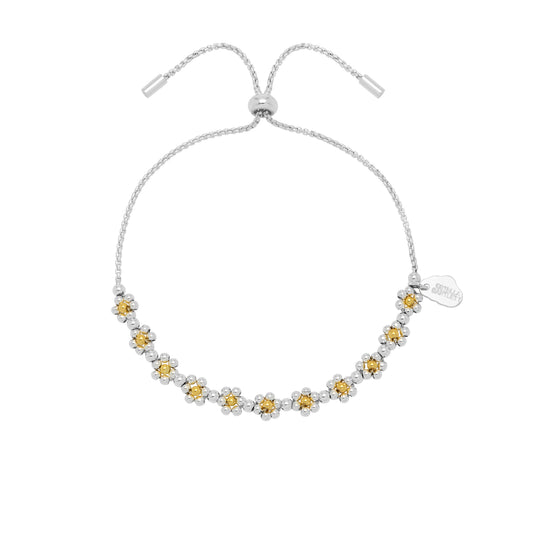 Amelia Daisy Chain Bracelet | Gold & Silver Plated