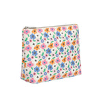Floral Print Wash Bag | Vegan Leather