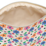 Floral Print Wash Bag | Vegan Leather