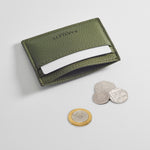 Men's Vegan Leather Card Holder | Khaki