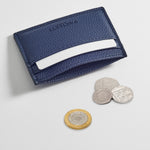 Men's Vegan Leather Card Holder | Navy