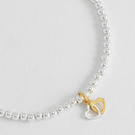 Sienna Interlinked Heart Charm Bracelet | Gold & Silver Plated