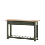 Eton Farmhouse 2 Drawer Console Table | Moss