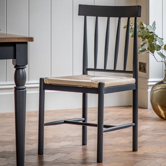 Eton Farmhouse Dining Chairs | Meteor | Set of 2