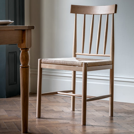 Eton Farmhouse Dining Chairs | Natural | Set of 2