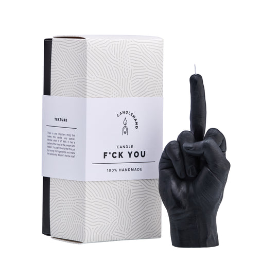 'F*ck You' Candle | Black