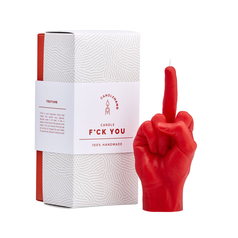 'F*ck You' Candle | Red