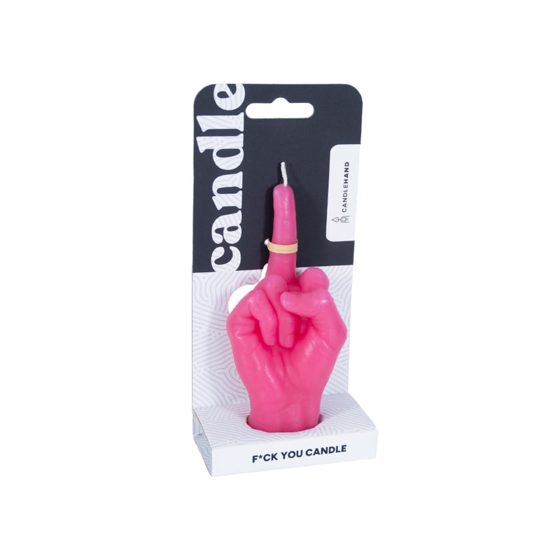 'F*ck you' Candle | Pink | Small
