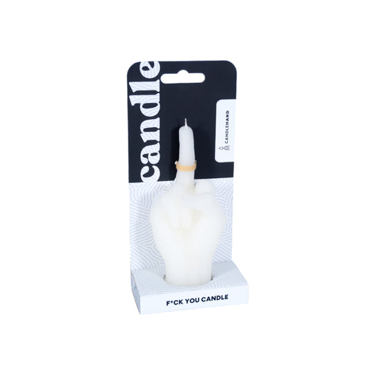 'F*ck you' Candle | White | Small