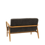 Datsun Boucle 2 Seat Sofa | Charcoal