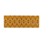 Ikat Coir Double Doormat | Cream/Ochre | 120cm