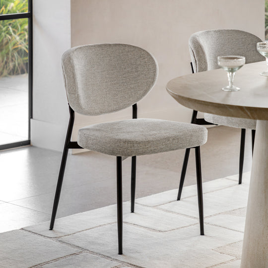 Oppo Oval Dining Chairs | Natural | Set of 2