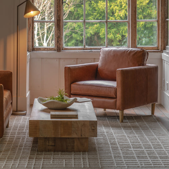 Osborne Leather Armchair | Vintage Brown