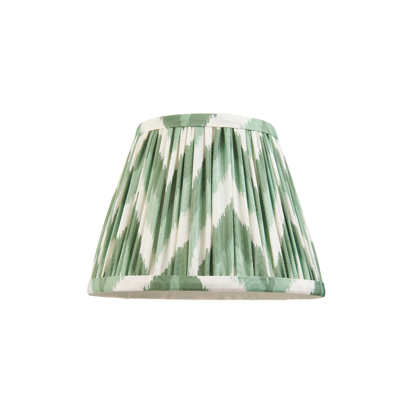 Pleated Fabric Zigzag Shade | Cotswold Green