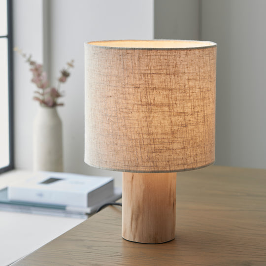 Durban Scandi Table Lamp | Natural