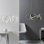 Synergy Whirl Pendant Light | Coffee/White