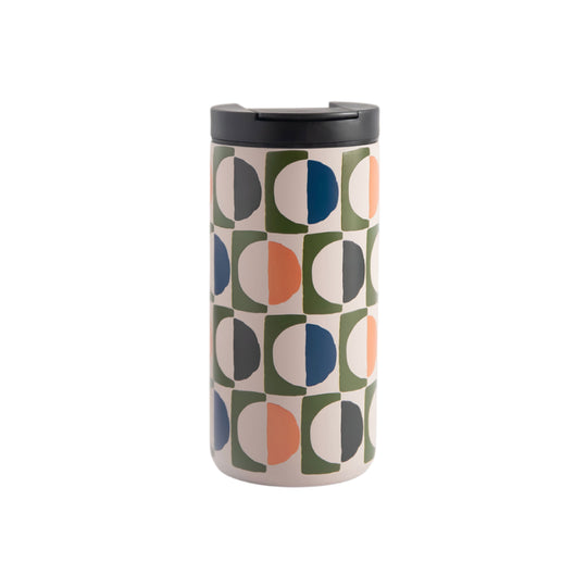 Men's Stainless Steel Travel Mug | Geo Circles