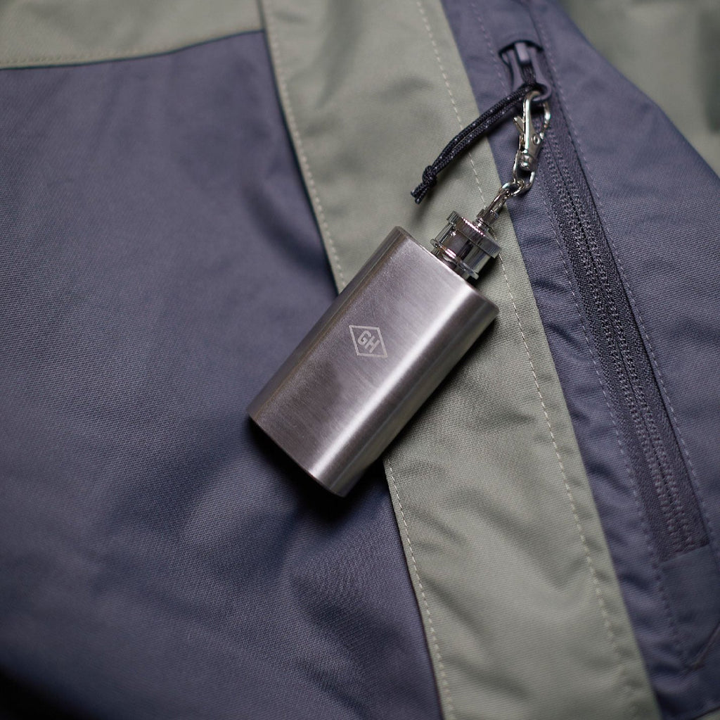 Gentlemen's Hardware | Bottom's Up Mini Hip Flask - Stainless Steel ...