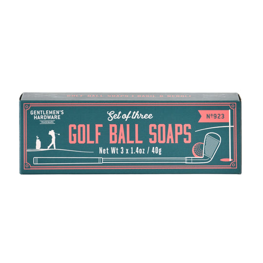 Golf Ball Soaps | Basil & Neroli | Set of 3