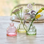 Glass Bud Vases | Pastel | Set of 3