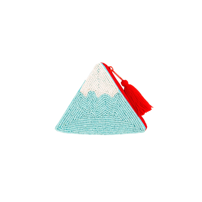 Beaded Snowcapped Purse | Blue