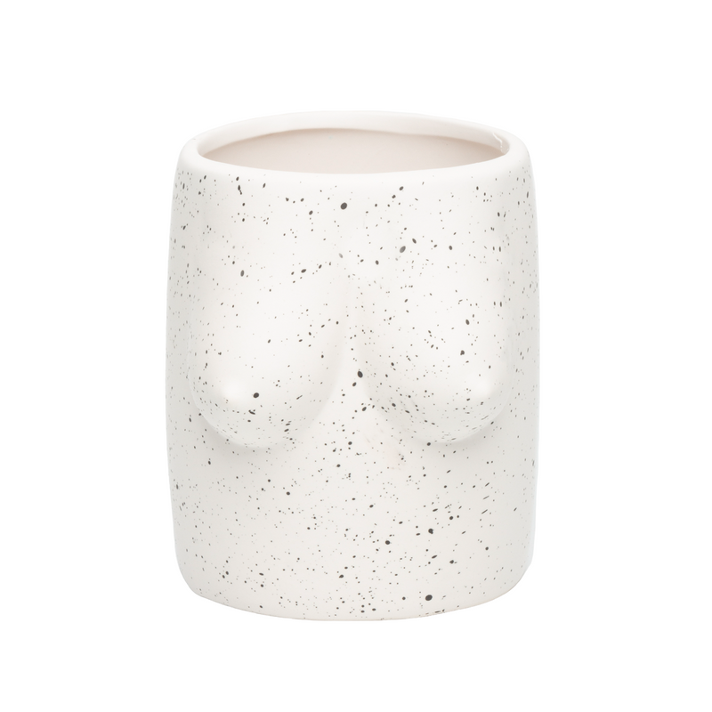 Body Shapes Boobs Vase | White