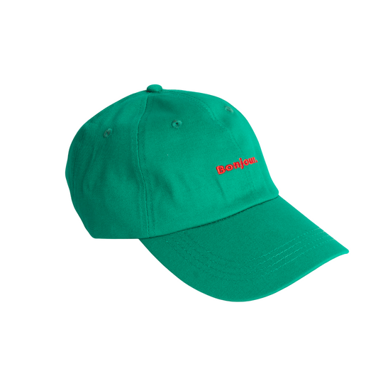 Bonjour' Baseball Cap | Green