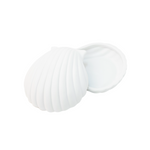 Ceramic Shell Jewellery Box | White