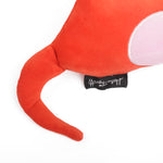 Cushion & Draft Excluder | Pink & Red Dog