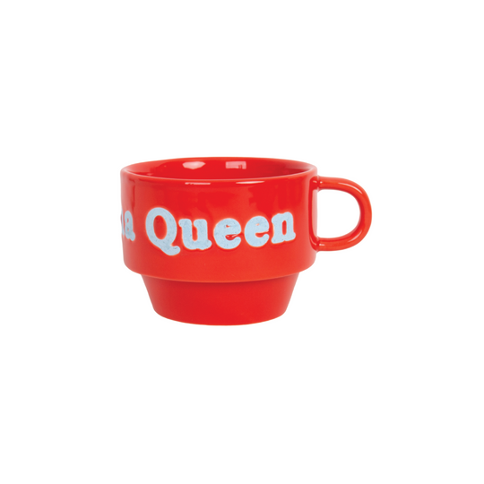 'Drama Queen' Stackable Mug | Red | 230ml